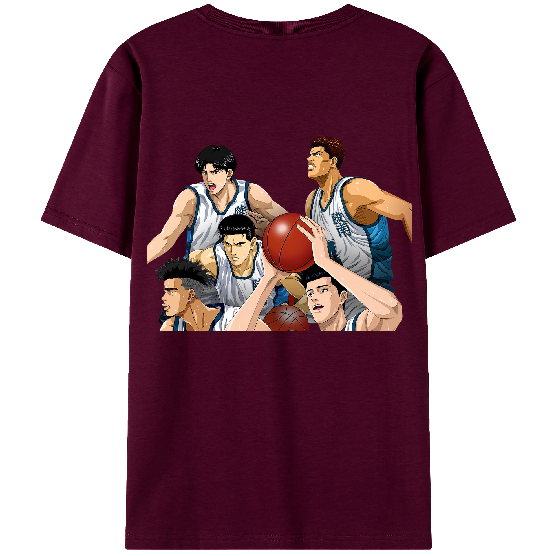 SLAM DUNK／スラムダンク レディース半袖Tシャツ(バックプリント)
